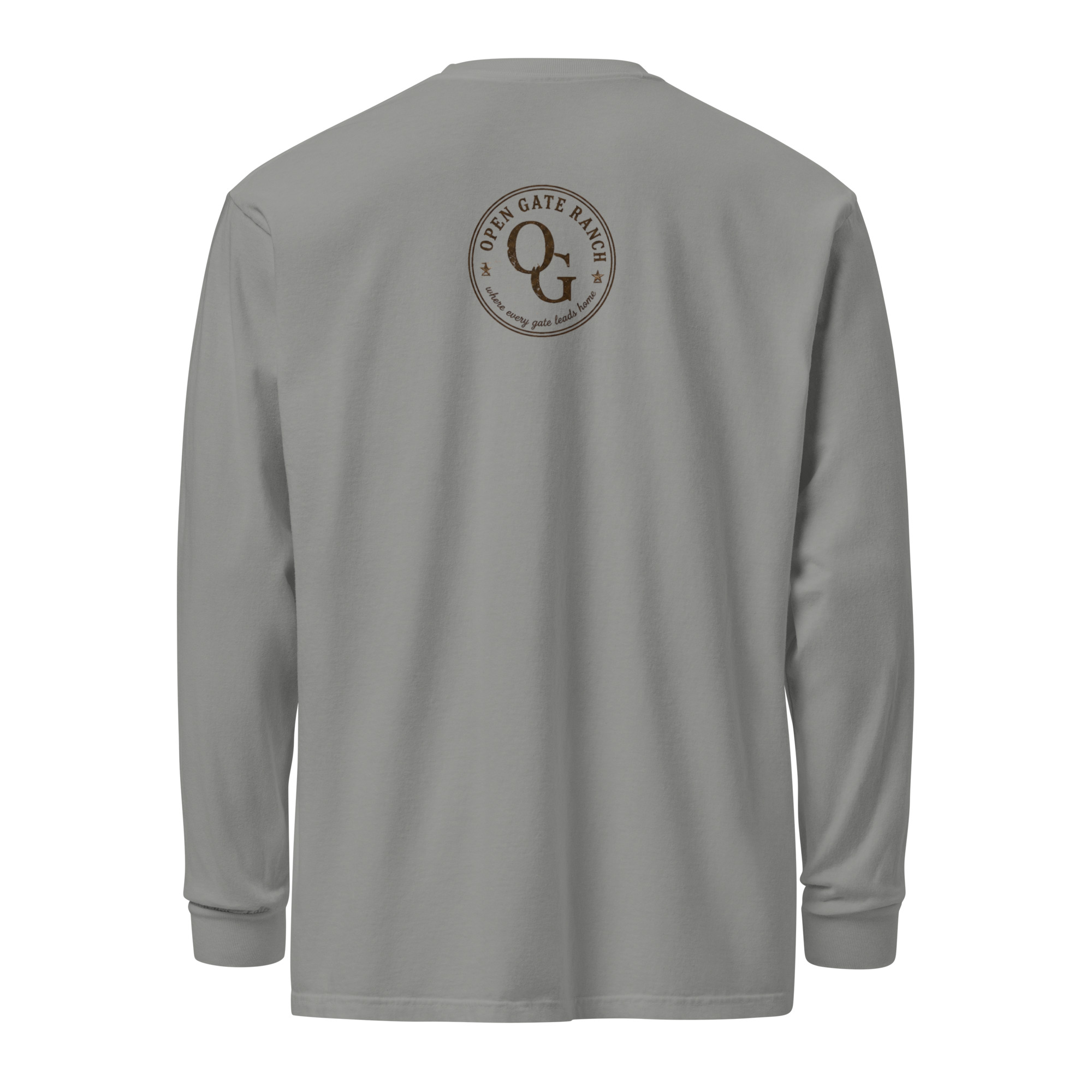 Garment-dyed heavyweight long-sleeve shirt - Image 8