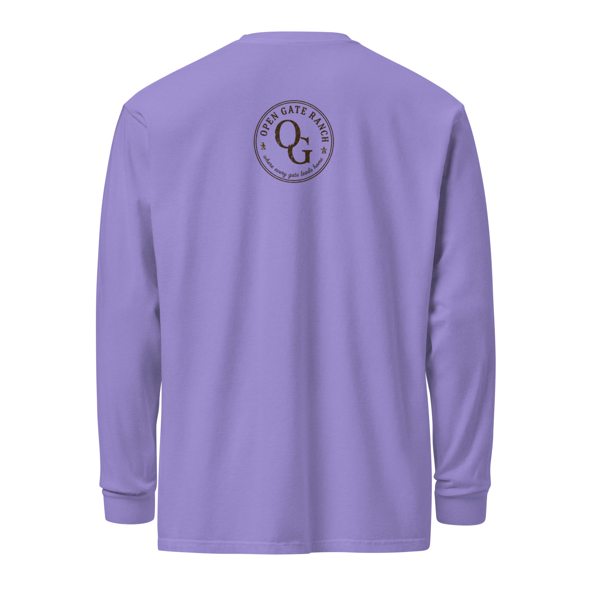 Garment-dyed heavyweight long-sleeve shirt - Image 9